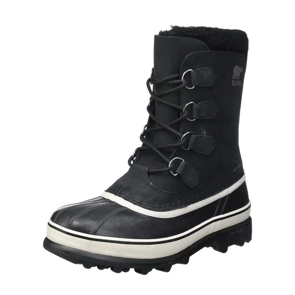 SOREL Men's 8 Caribou Winter Snow Boots Outdoor Waterproof Duck Shoes leather
